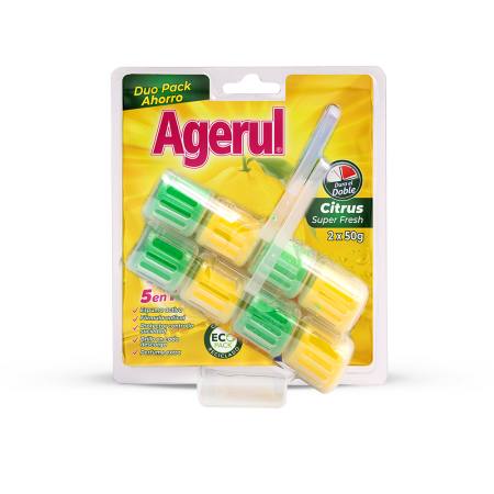 Bloc WC 5 en 1 Duo Agrumes Superfresh – Lot de 10