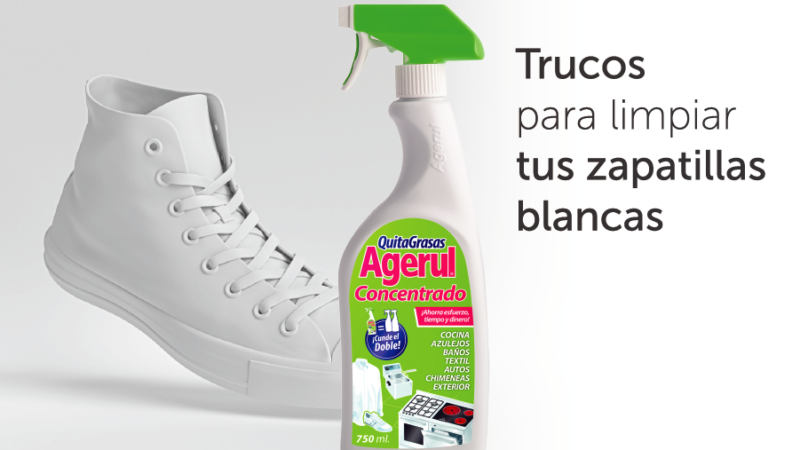 Cómo limpiar zapatillas blancas