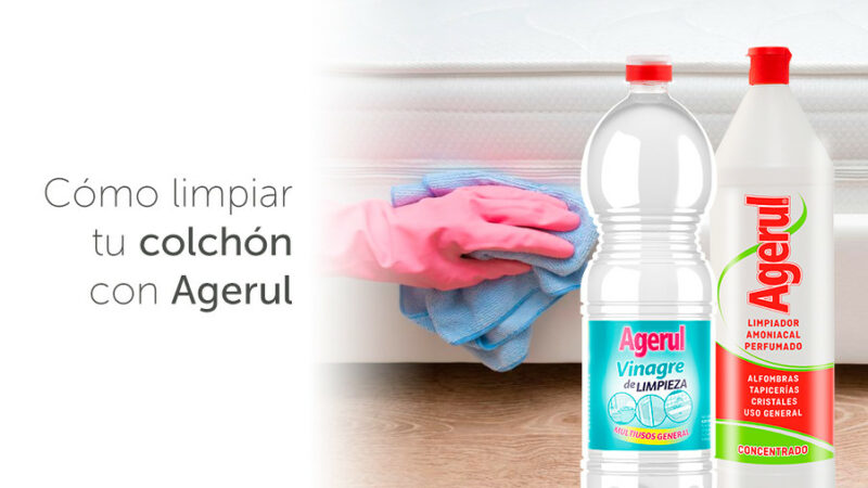cómo limpiar el colchón con agerul
