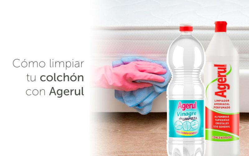 cómo limpiar el colchón con agerul