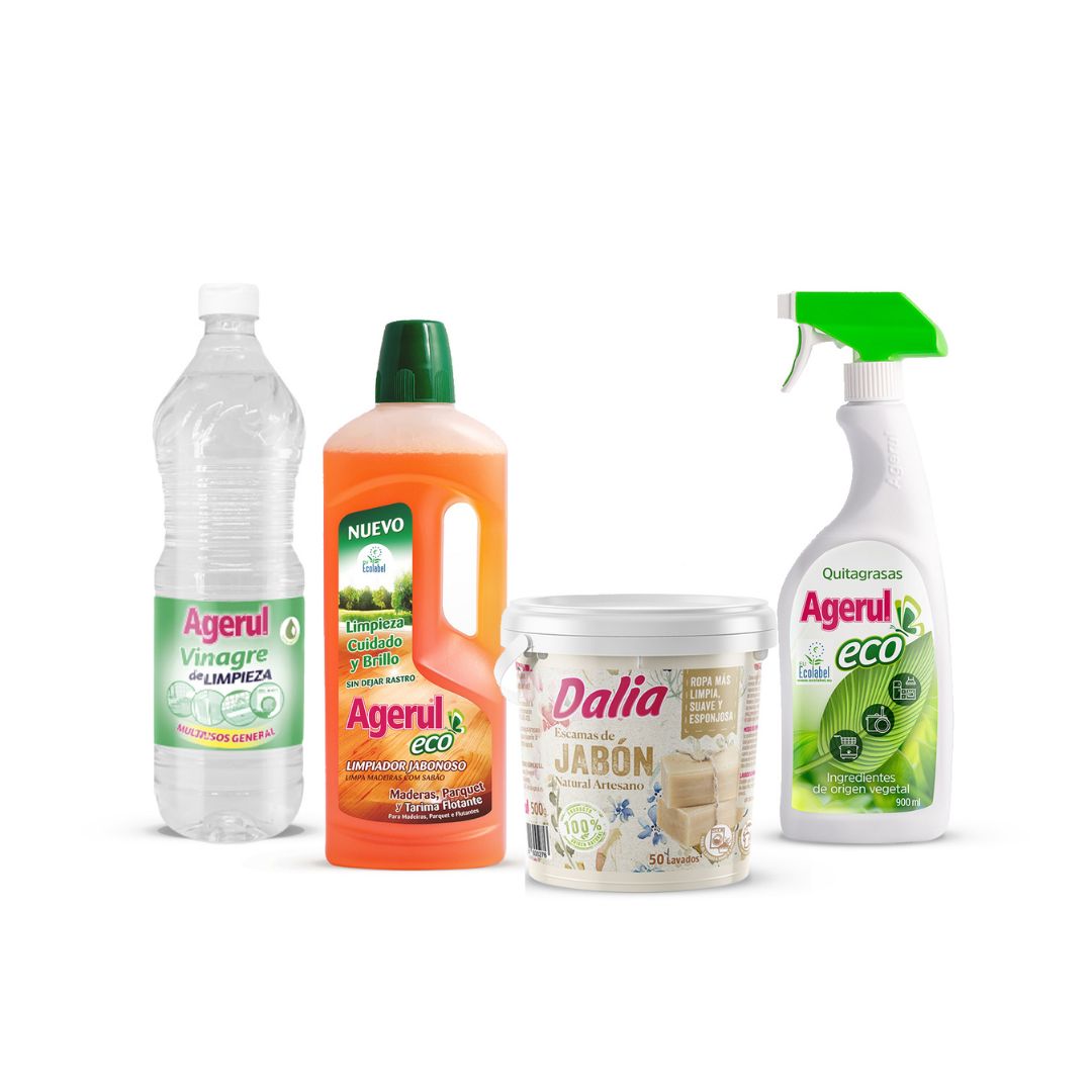 Pack Natura – Limpieza Ecológica y Sostenible para tu Hogar – 4 productos