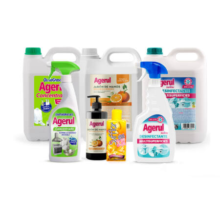 Pack Limpia, Desinfecta y Perfuma tu negocio o empresa – 5 productos