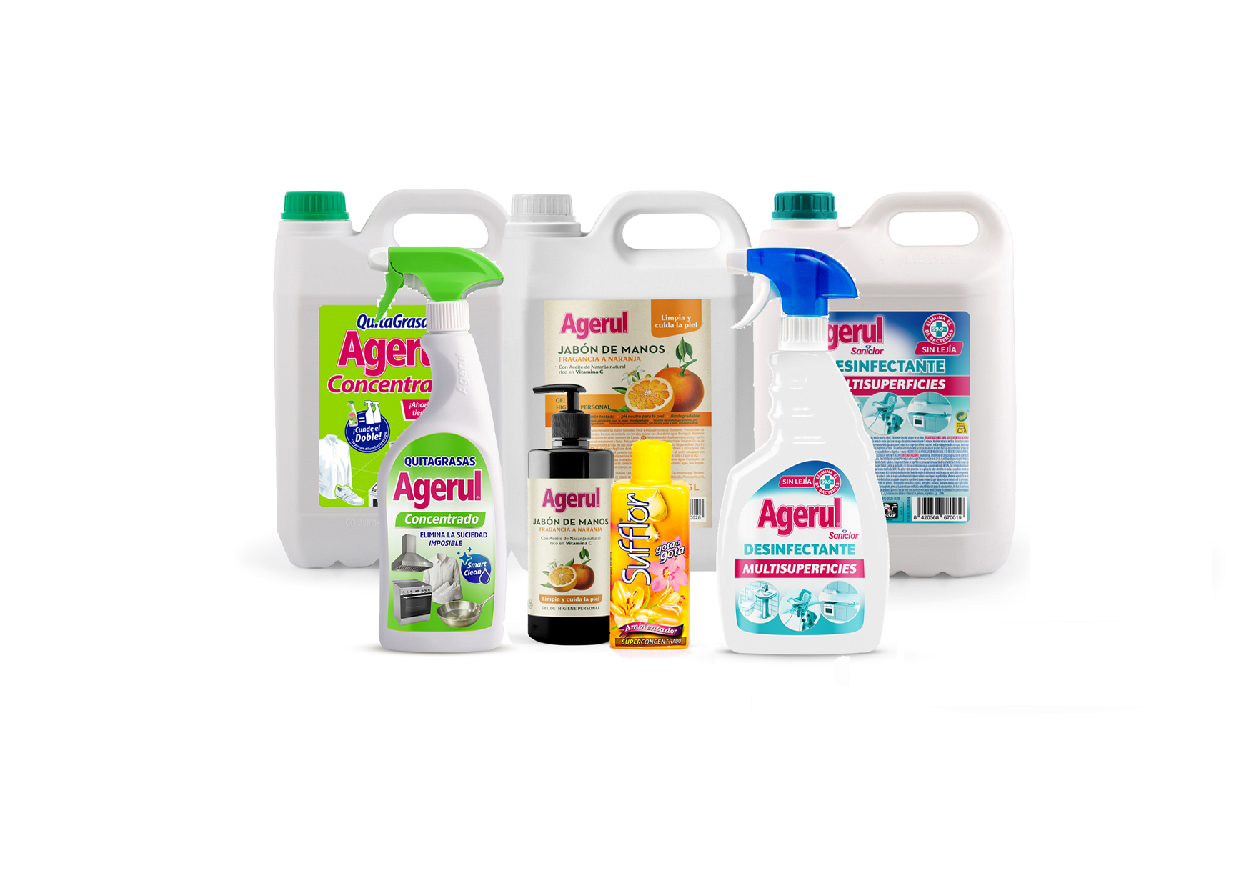 Pack Limpia, Desinfecta y Perfuma tu negocio o empresa – 5 productos