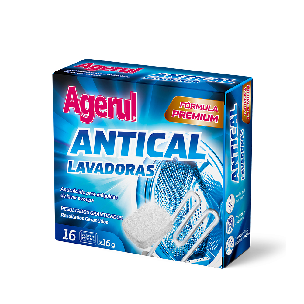 Antical lavadoras Agerul – Fórmula premium