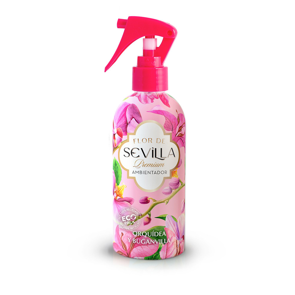 fleur-de-séville2.jpg Désodorisant Flor de Sevilla Orchidée et Bougainvillier 250 ml - Image 1
