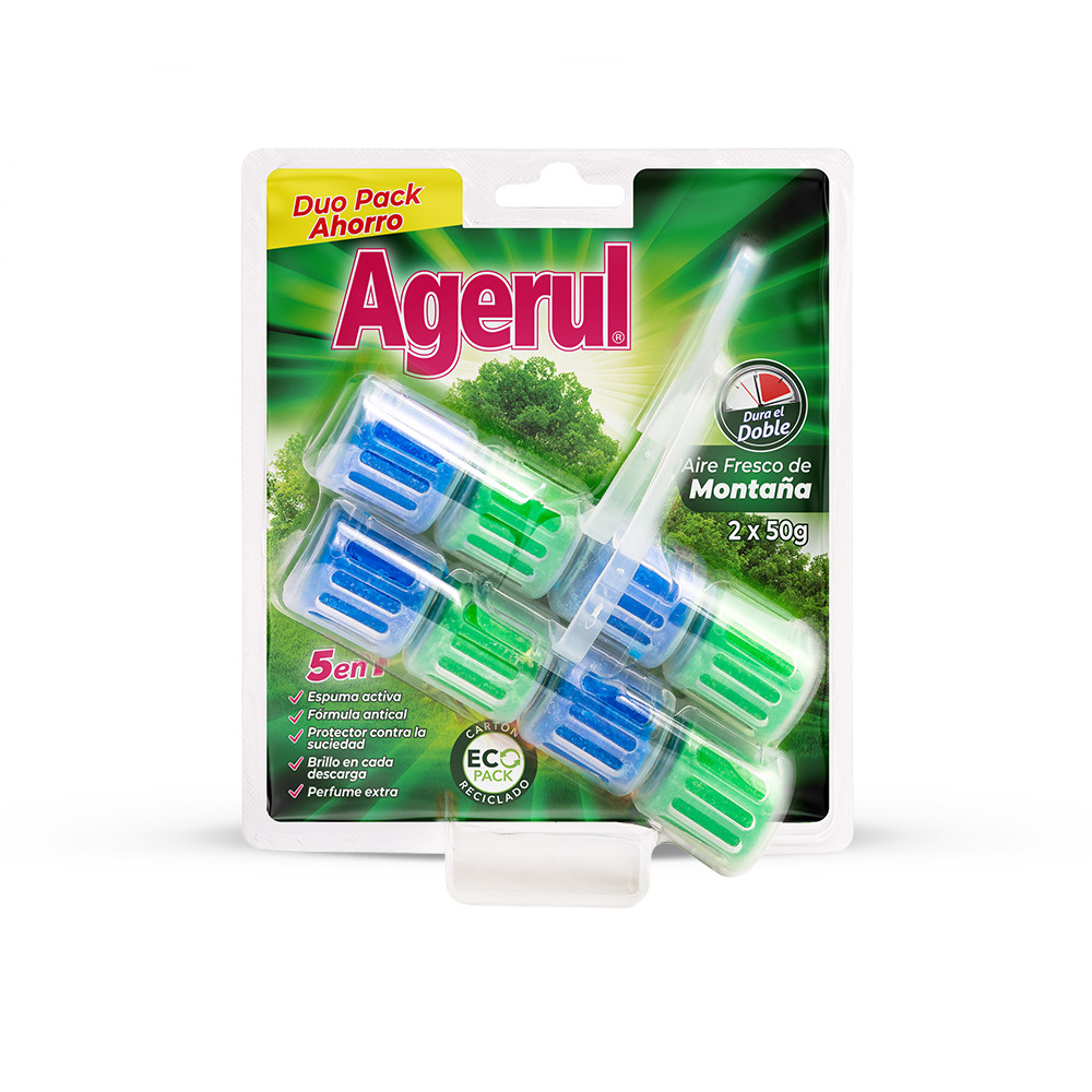 wc-air-produit2.jpg Bloc WC Duo Air frais Montagne 5 en 1 (2 x 50 g) - Image 1